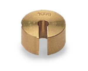 M1 Slotted weights, brass